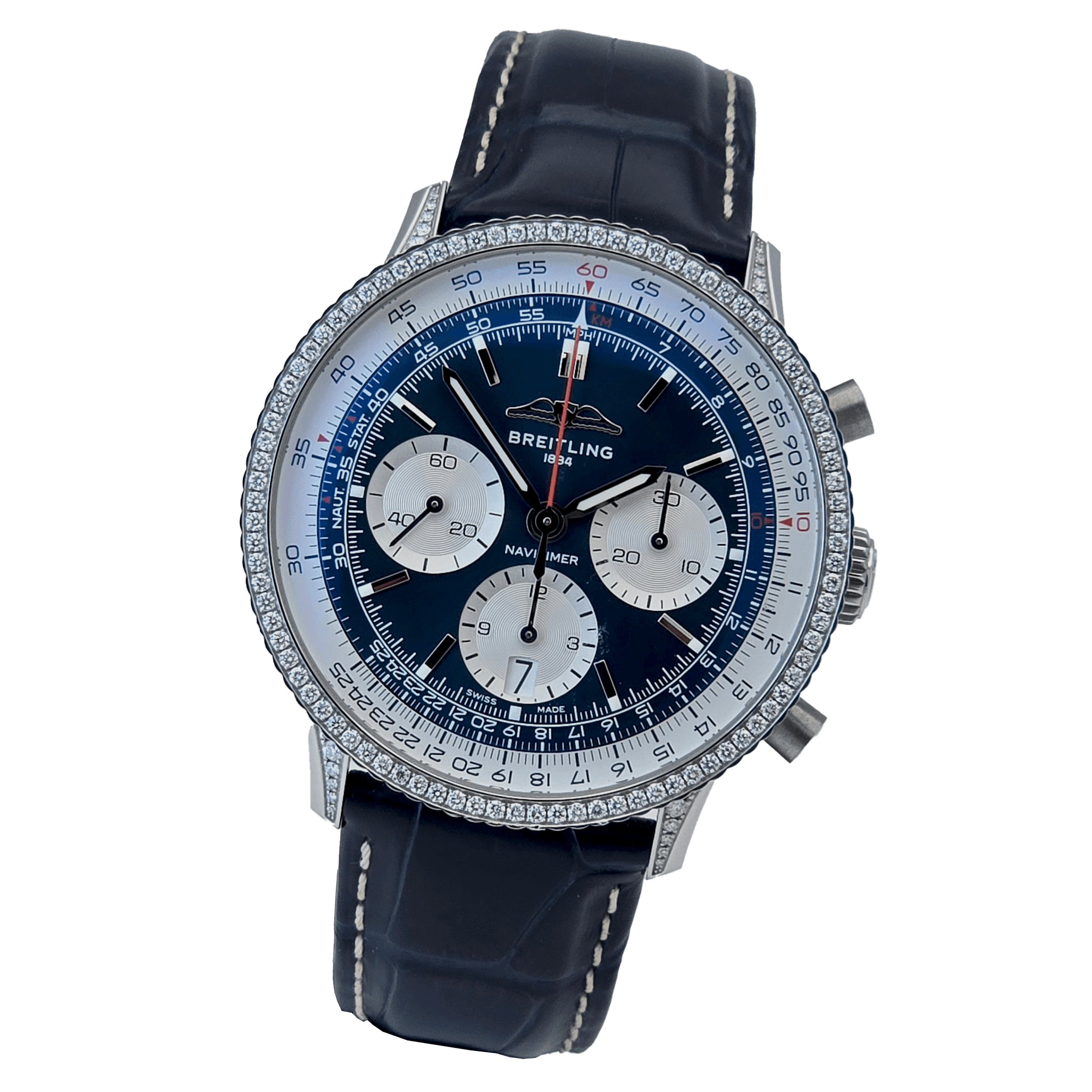 Breitling Navitimer B01 Chronograph 41 Ref. AB0139631C1P1 Factory Diamond – 1