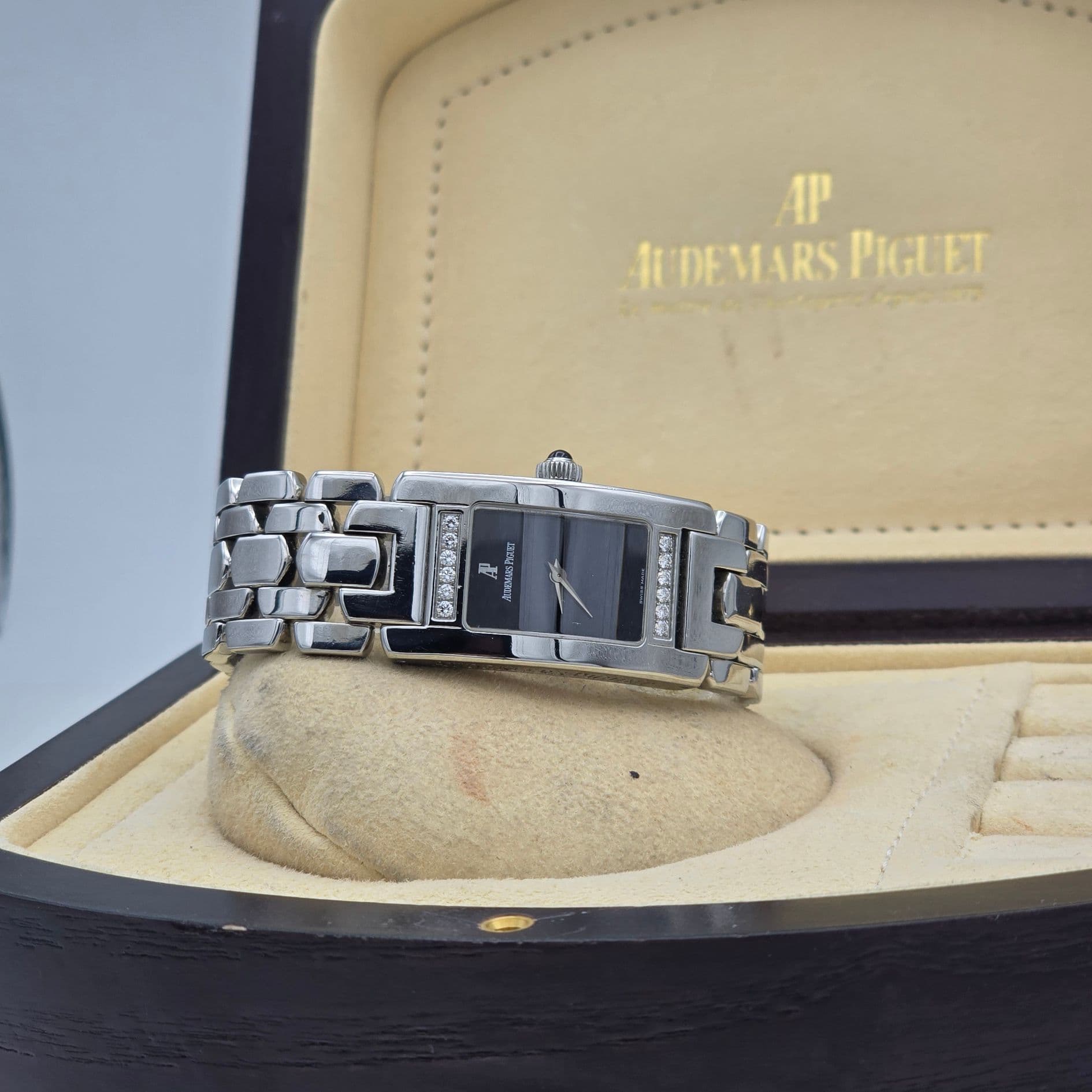 Audemars Piguet Promesse Ref. 67259ST Black dial with factory diamonds – 4