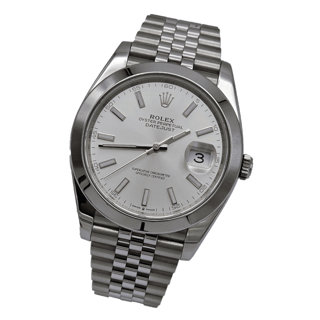 Rolex Datejust 41 Ref. 126300 with sunburst silver dial and Jubilee bracelet – 1