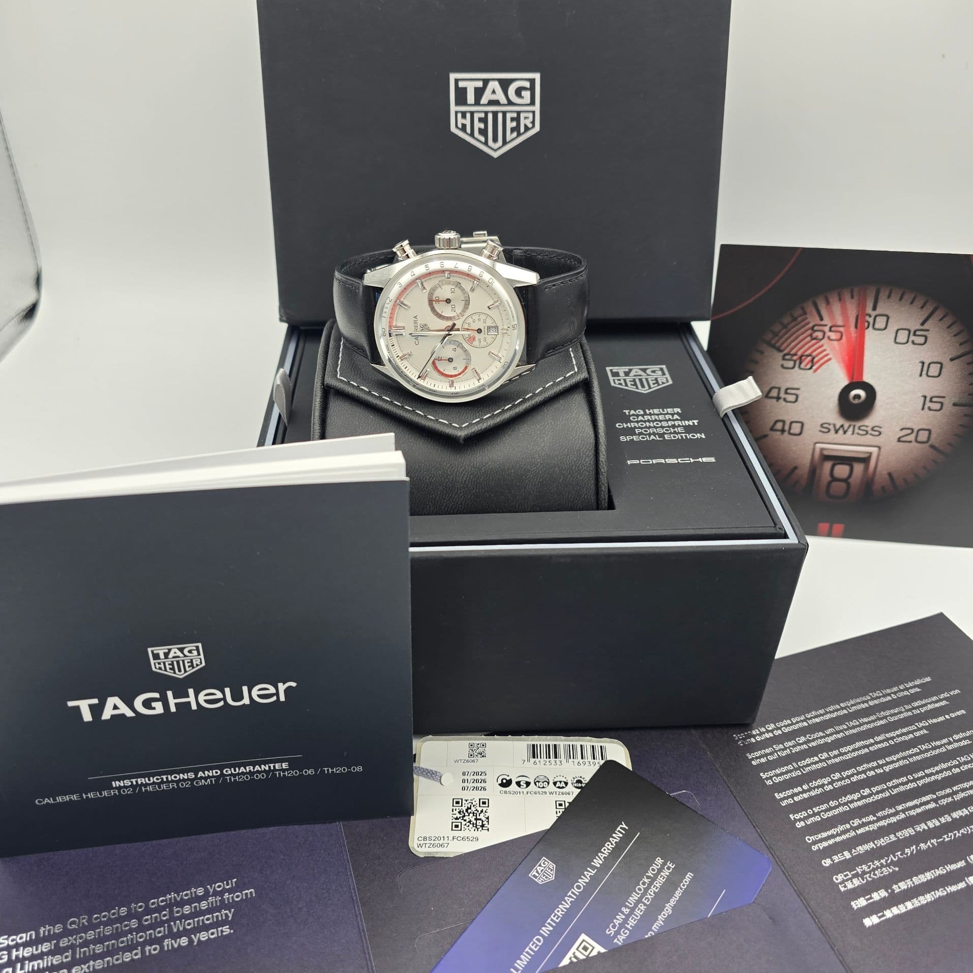 Tag Heuer Carrera Chronosprint X Porsche Limited Edition Ref. CBS2011.FC6529 – 6