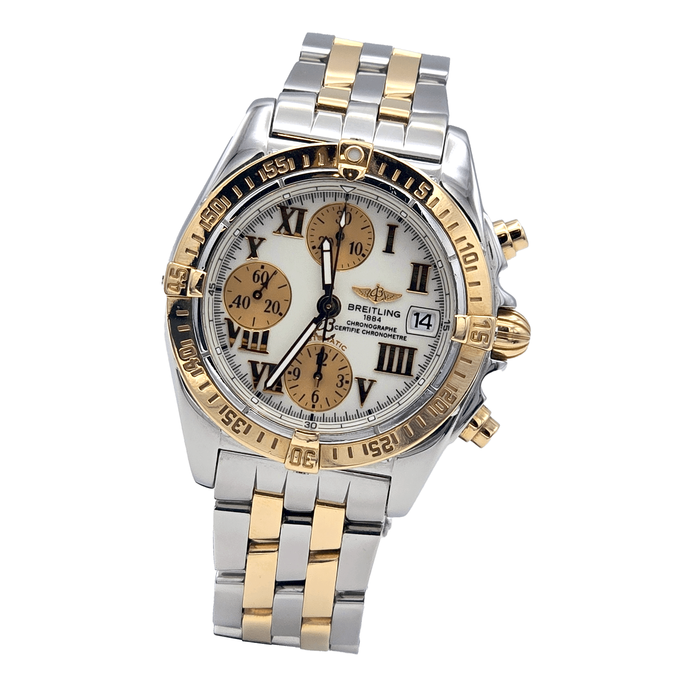 Breitling Chrono Cockpit Ref. C13358 Steel / 18K Gold – 1