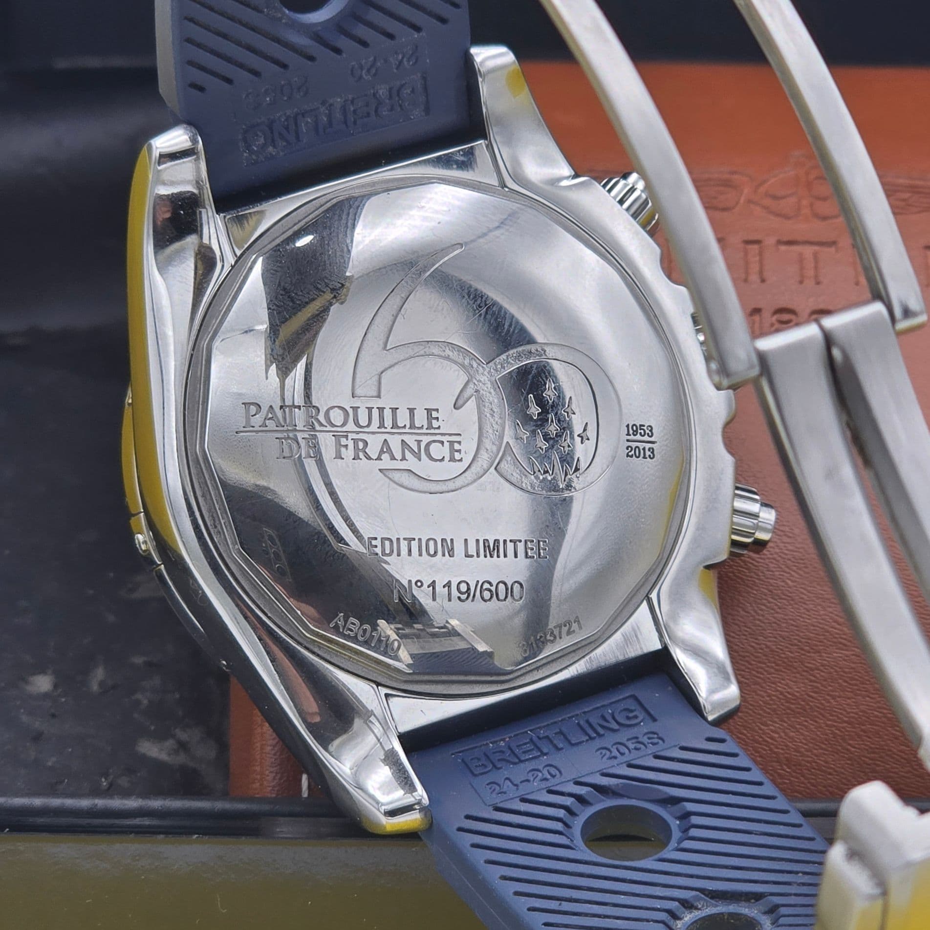 Breitling Avenger Limited Edition Patrouille de France 60th Anniversary Ref. AB01109e.C886 – 5