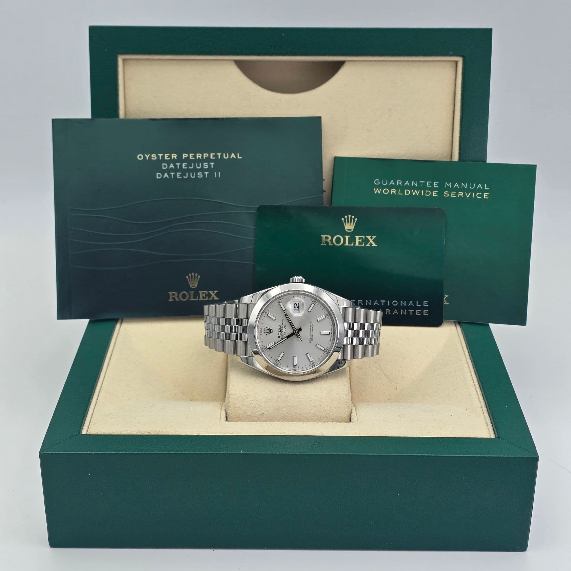 Rolex Datejust 41 Ref. 126300 with sunburst silver dial and Jubilee bracelet – 2
