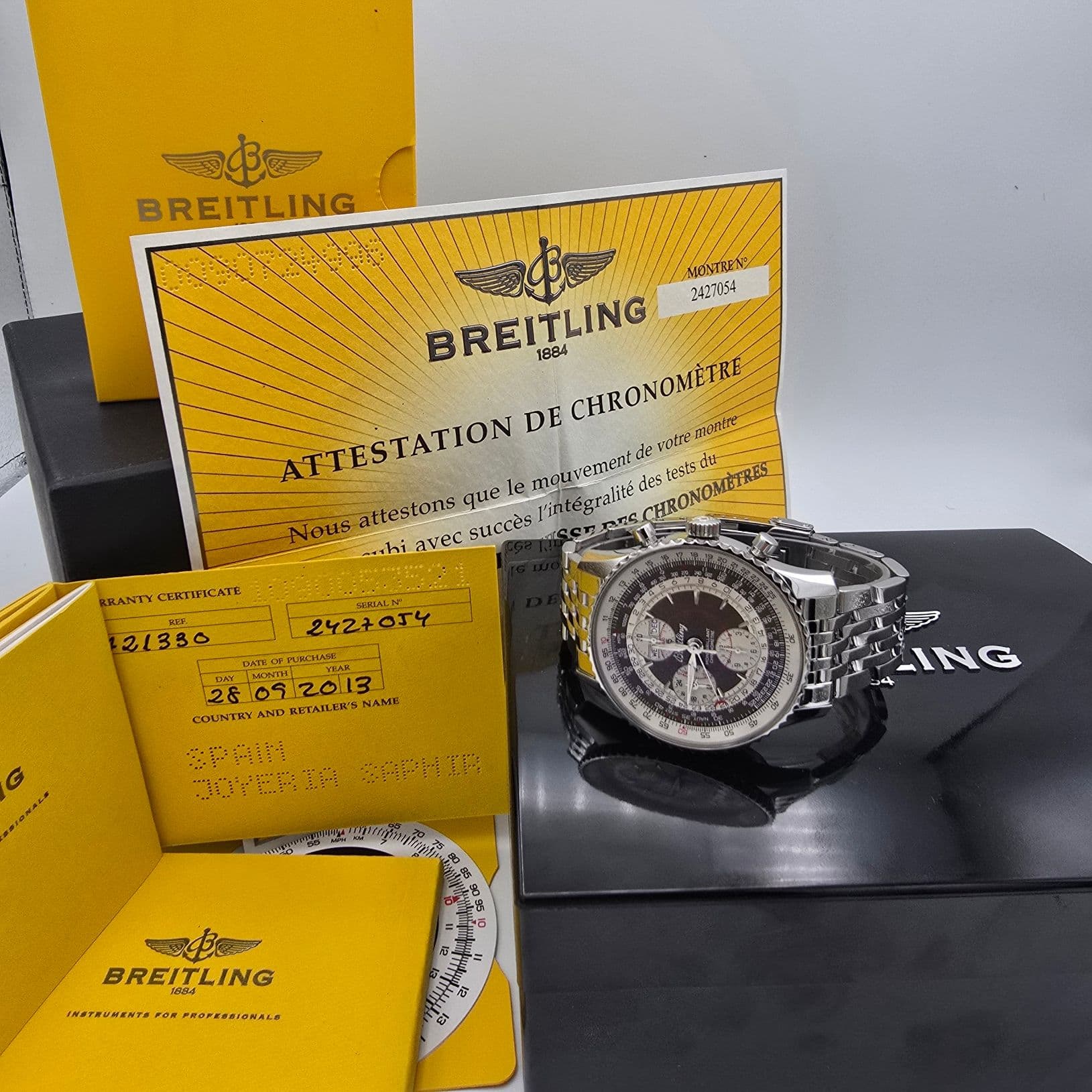 Breitling Navitimer Montbrillant Datora Ref. A2133012 With rare dial. – 7